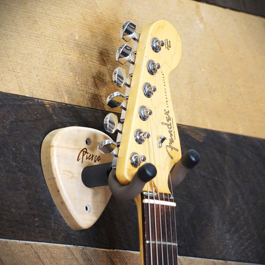 Curly Maple Guitar Pick Shaped Guitar Holder